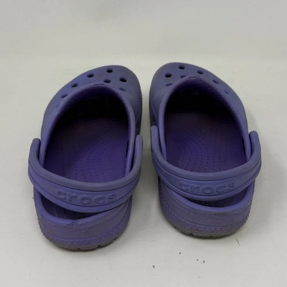 Crocs Kids Classic Clog Purple‎ Size C9 Slip On Shoes Rubber
